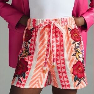 Farm Rio Printed Drawstring Shorts